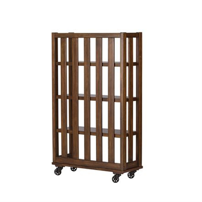 Liberty Arlington House Open Bookcase in Cobblestone Brown