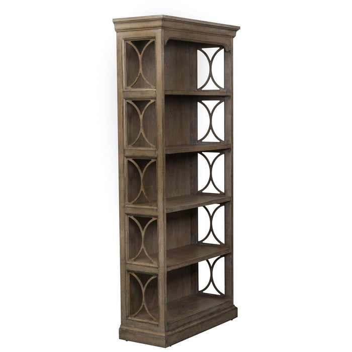 Simply Elegant Bookcase in Heathered Taupe