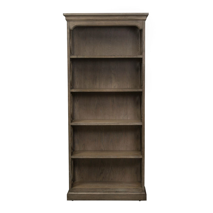 Simply Elegant Bookcase in Heathered Taupe