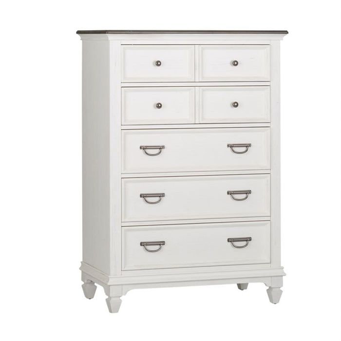 Liberty Furniture Allyson Park Drawer Chest in Wirebrushed White