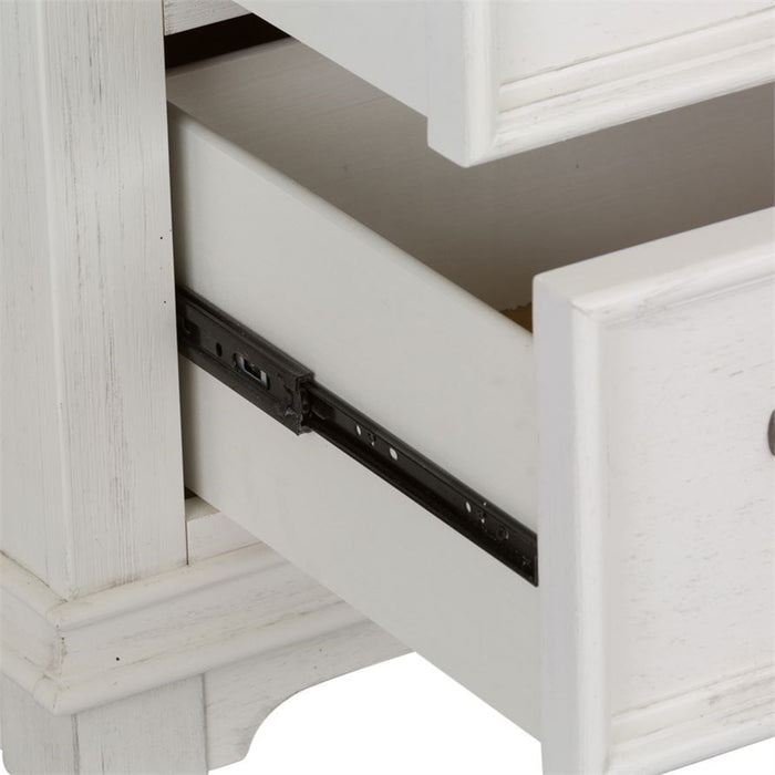 Liberty Furniture Allyson Park Drawer Chest in Wirebrushed White