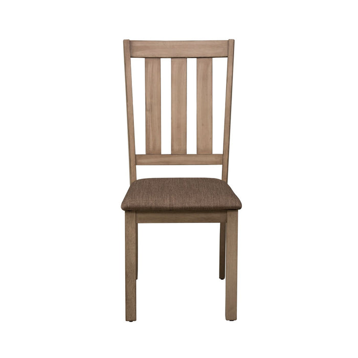 Sun Valley Slat Back Side Chair in Sandstone (RTA)