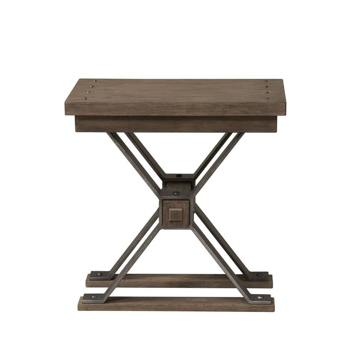 Liberty Sonoma Road Chair Side Table in Weathered Beaten Bark