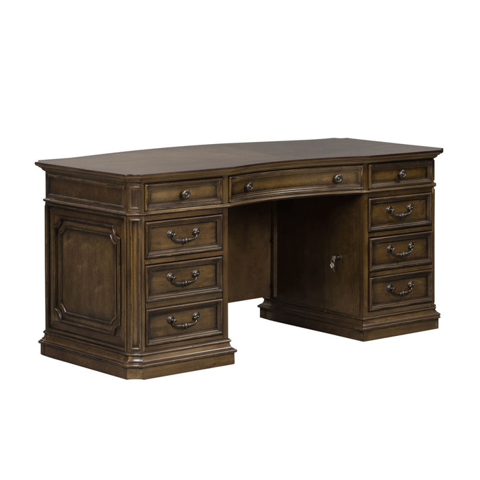 Amelia Jr Executive Desk in Antique Toffee