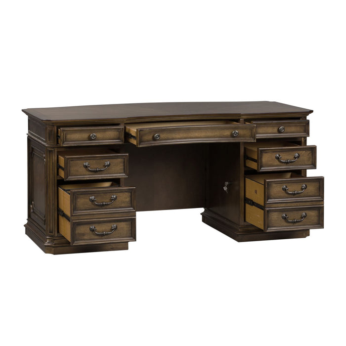 Amelia Jr Executive Desk in Antique Toffee