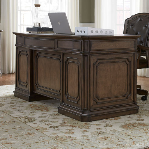 Liberty Amelia Jr Executive Desk in Antique Toffee image