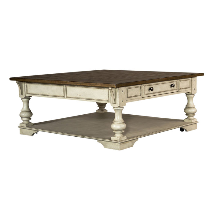 Morgan Creek Cocktail Table in Antique White