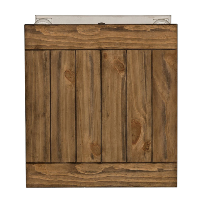 Morgan Creek End Table in Antique White