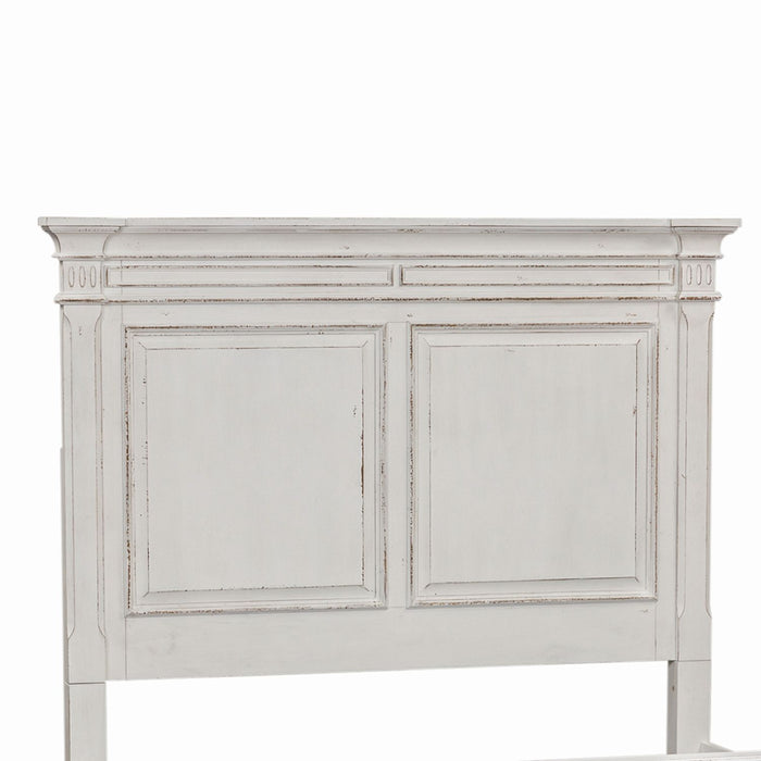 Abbey Park Queen Panel Bed in Antique White