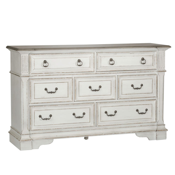 Abbey Park Drawer Dresser in Antique White