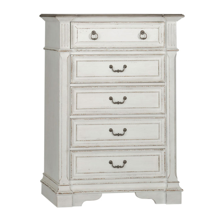 Abbey Park Drawer Chest in Antique White