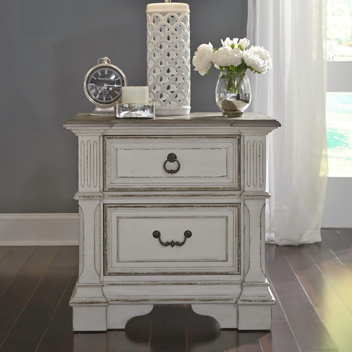 Liberty Furniture Abbey Park Drawer Nightstand in Antique White image