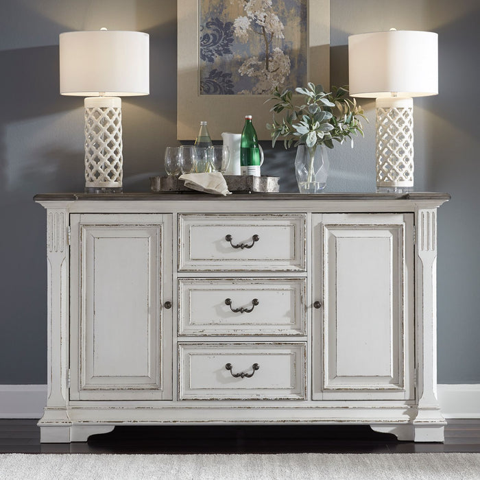 Liberty Furniture Abbey Park Buffet in Antique White image
