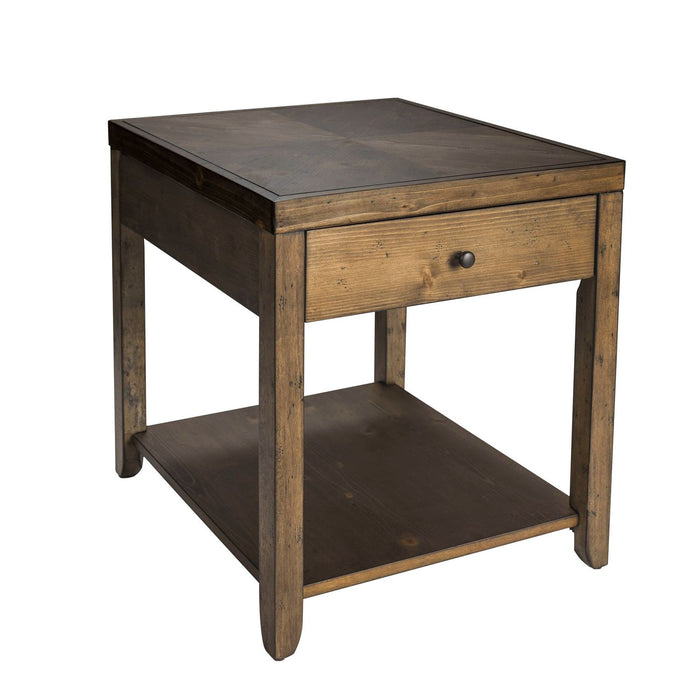 Mitchell End Table in Brown