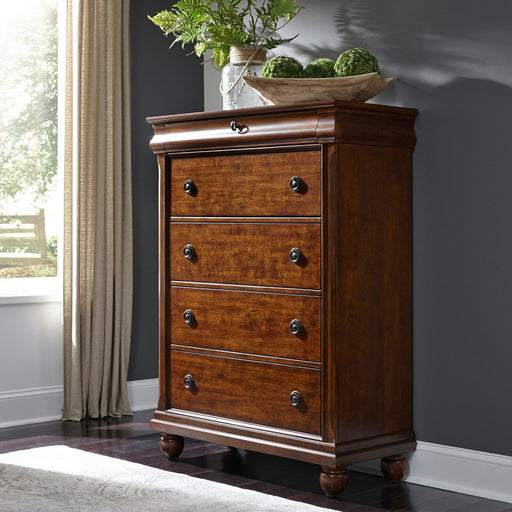 Liberty Furniture Rustic Traditions 5 Drawer Chest in Rustic Cherry image