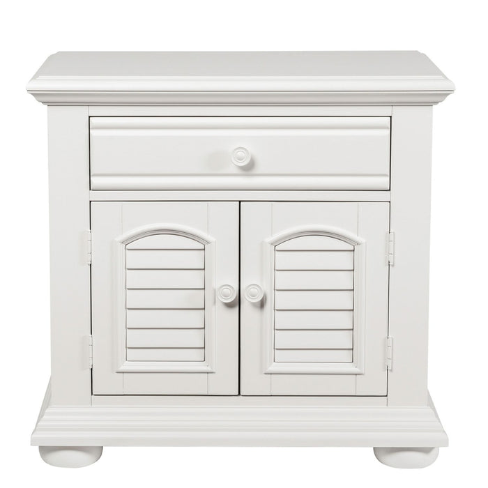 Summer House 1 Drawer Nightstand in Oyster White