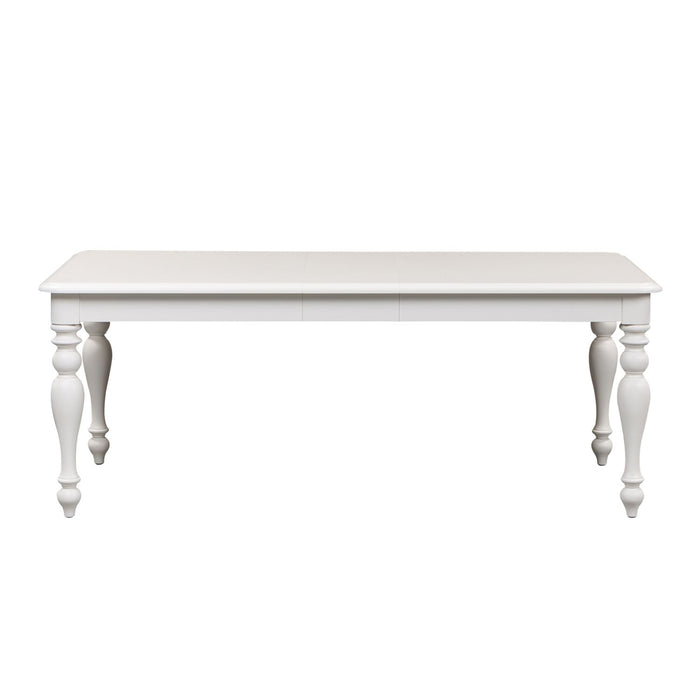 Summer House Rectangular Leg Table in Oyster White