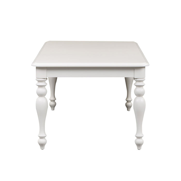 Summer House Rectangular Leg Table in Oyster White