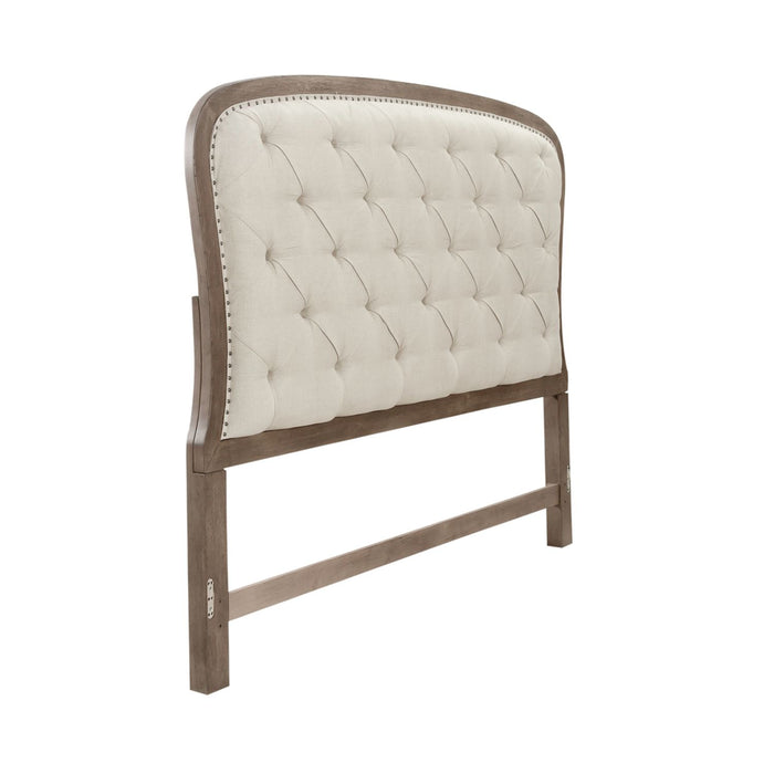 Americana Farmhouse King Shelter Bed in Dusty Taupe 615-BR-KSH