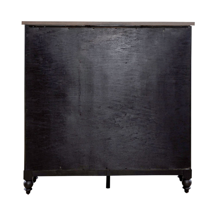 Americana Farmhouse 12 Drawer Chesser in Black