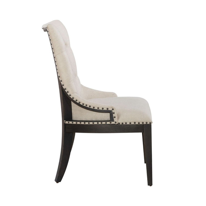 Liberty Furniture Americana Farmhouse Uph Shelter Side Chair (Set of 2) in Black