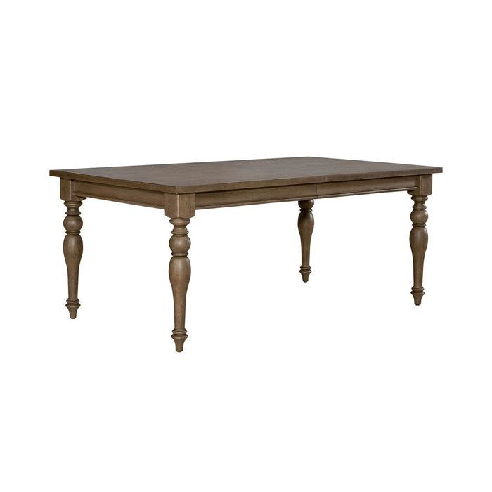 Liberty Furniture Americana Farmhouse Rectangular Leg Table in Dusty Taupe & Black image
