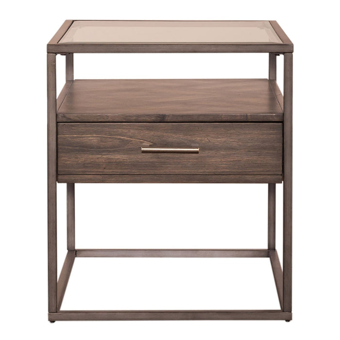 Jamestown End Table in Brown