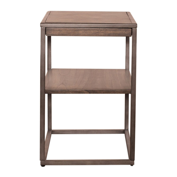 Jamestown Chair Side Table in Brown