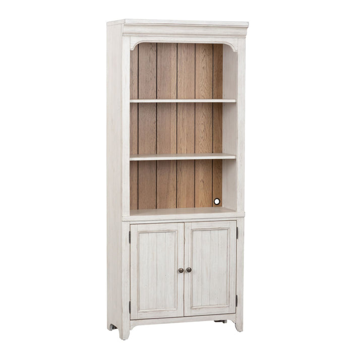 Farmhouse Reimagined Bookcase in Antique White