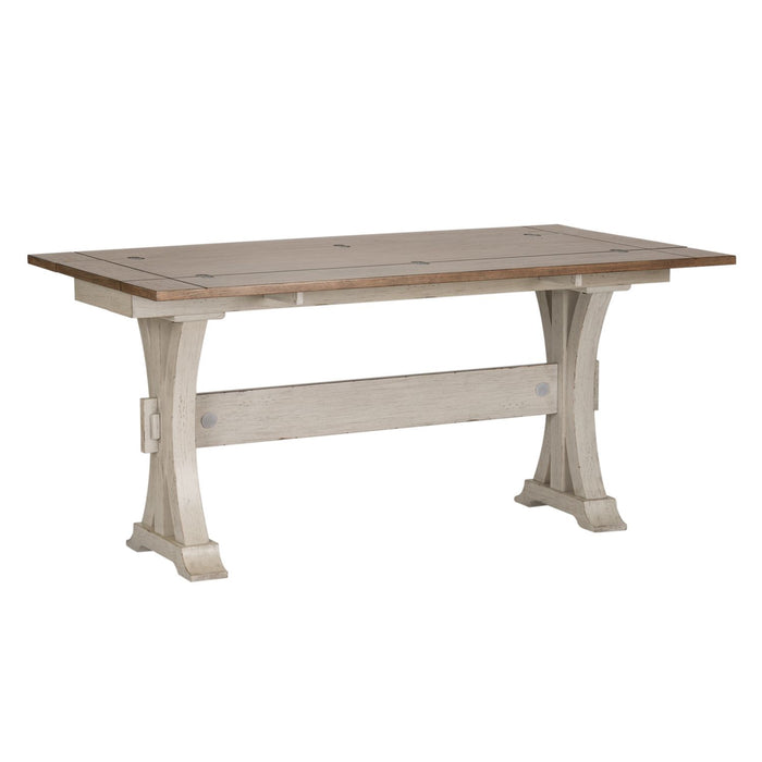 Farmhouse Reimagined Flip Lid Sofa Table in Antique White
