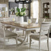 Liberty Furniture Farmhouse Reimagined Trestle Dining Table in Antique White image