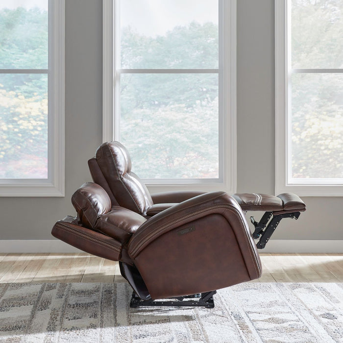 Blair Loveseat w/Console P2 & ZG in Cognac