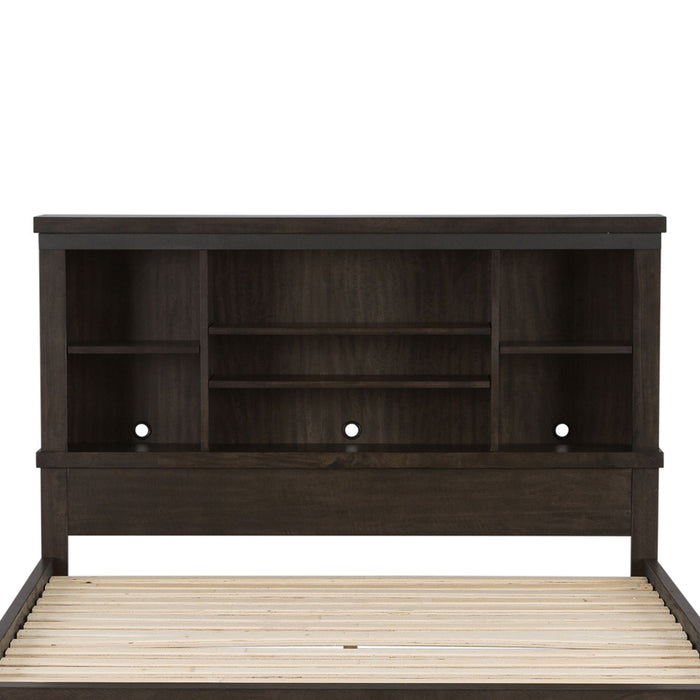 Thornwood Hills Full Bookcase Bed in Rock Beaten Gray