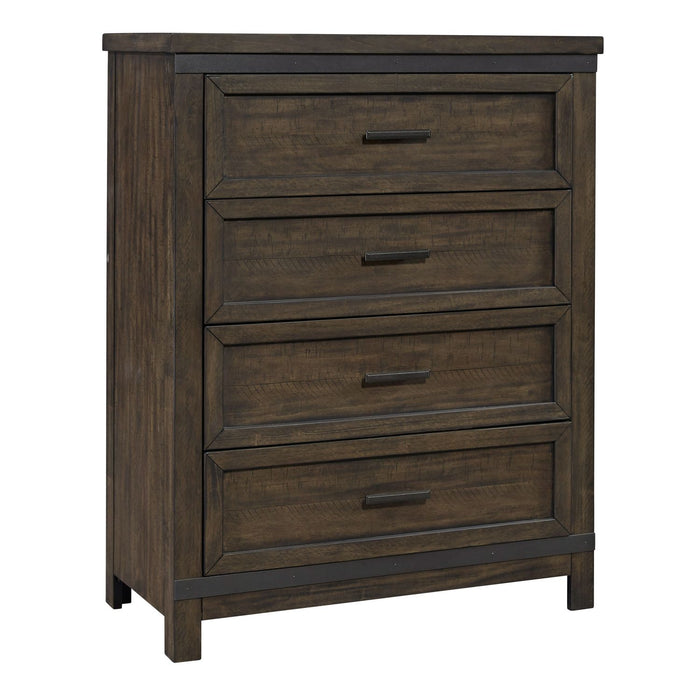 Thornwood Hills 4 Drawer Chest in Rock Beaten Gray