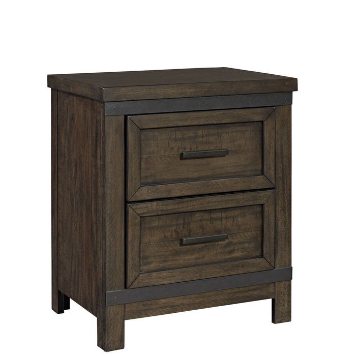Thornwood Hills 2 Drawer Nightstand in Rock Beaten Gray
