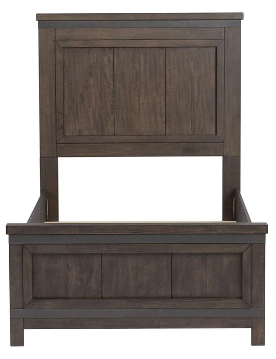Liberty Furniture Thornwood Hills Full Panel Bed in Rock Beaten Gray