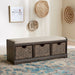 Liberty Furniture Mill Creek Wall Bench in Peppercorn image