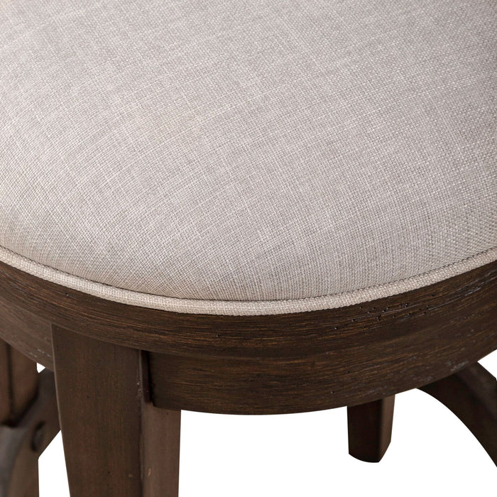 Mill Creek Console Swivel Stool in Peppercorn