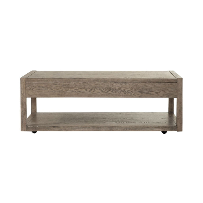 Bartlett Field Cocktail Table in Dusty Taupe