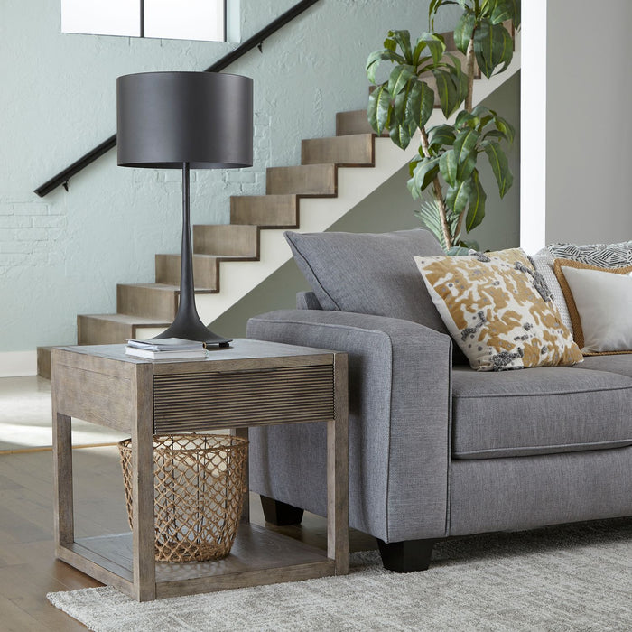 Liberty Furniture Bartlett Field End Table in Dusty Taupe image