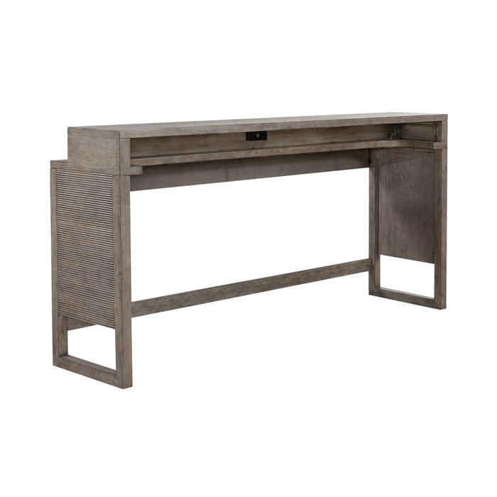 Bartlett Field Console Bar Table in Dusty Taupe