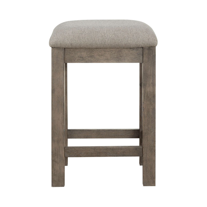 Bartlett Field Upholstered Console Stool in Dusty Taupe