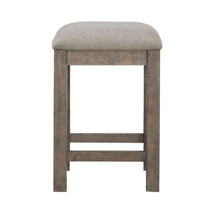 Liberty Furniture Bartlett Field Upholstered Console Stool in Dusty Taupe