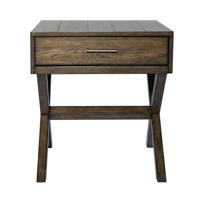 Liberty Furniture Lennox End Table in Brown image
