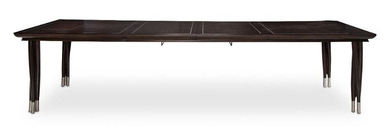 AICO Paris Chic Rectangular Dining Table in Espresso