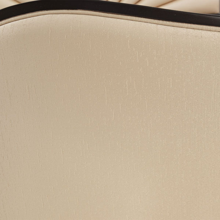 AICO Malibu Crest King Scalloped Panel Bed in Dark Espresso