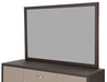 Aico 21 Cosmopolitan Mirror in Taupe/Umber image