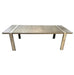 AICO Furniture Lotus Bay 4 Leg Rectangular Dining Table Narrow in Sand image
