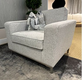 AICO Furniture Lotus Bay Chair in Half in Sand image