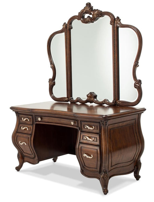 Aico Platine de Royale Vanity Mirror in Light Espresso image